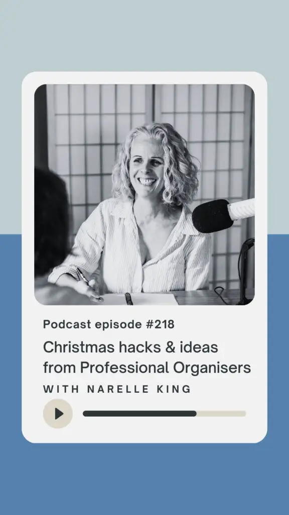 Christmas organising ideas from Professional Organisers