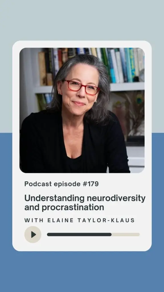 Understanding neurodiversity and procrastination with Elaine from Impact Parents