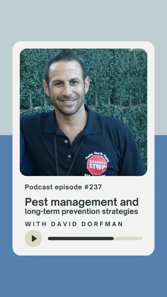Pest management and long-term prevention strategies. Rodent stop